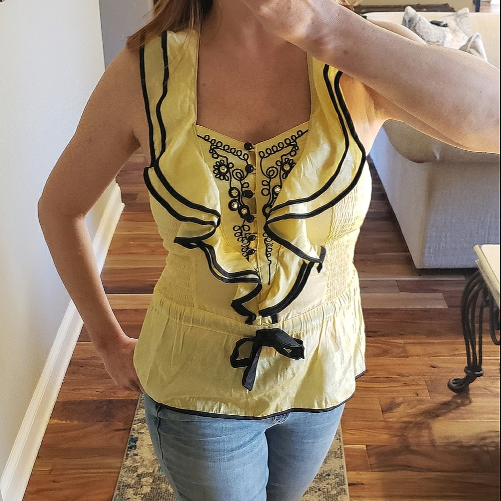 Unique blouse top